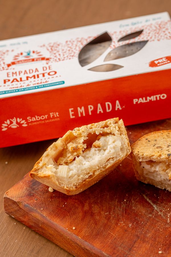 Empada fit de palmito